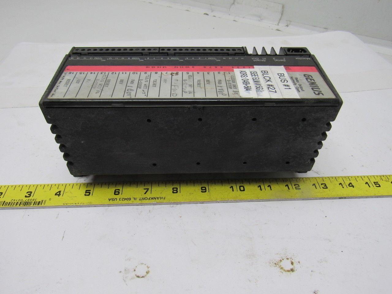 GE Fanuc IC660BBR101 Genius 16 Point Relay Output Module NO 115/230 VAC 50/60Hz.