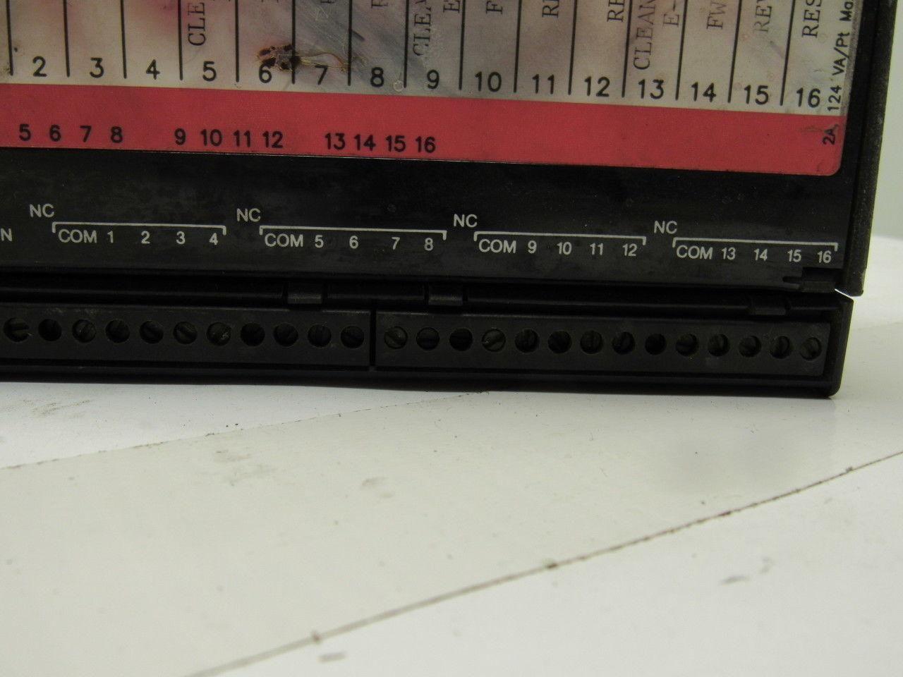 GE Fanuc IC660BBR101 Genius 16 Point Relay Output Module NO 115/230 VAC 50/60Hz.