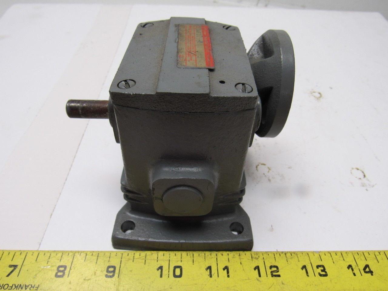 Boston Gear TWF109-100 DM5 Worm Gear Box Drive Speed Reducer 100:1 Ratio .050HP