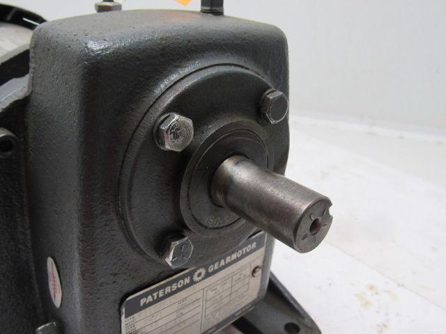 Paterson NC119AC1AA00A01 2.24/1 Gearmotor 769 Output RPM 1/3HP 208-230/460V 3PH