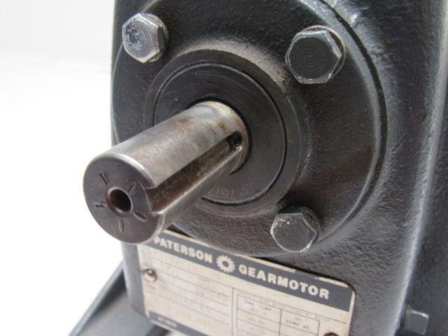 Paterson NC119AC1AA00A01 2.24/1 Gearmotor 769 Output RPM 1/3HP 208-230/460V 3PH