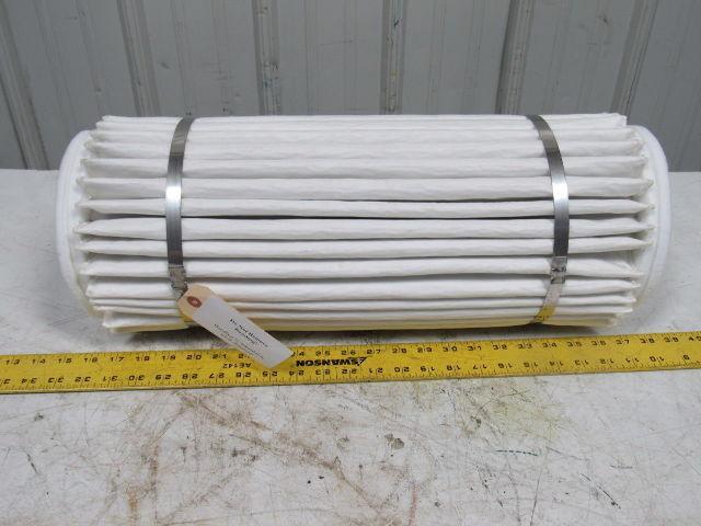 Graver Technologies 15445-N-142 Sewn End Radial Filter 8" OD X 4-1/2" ID X 22"