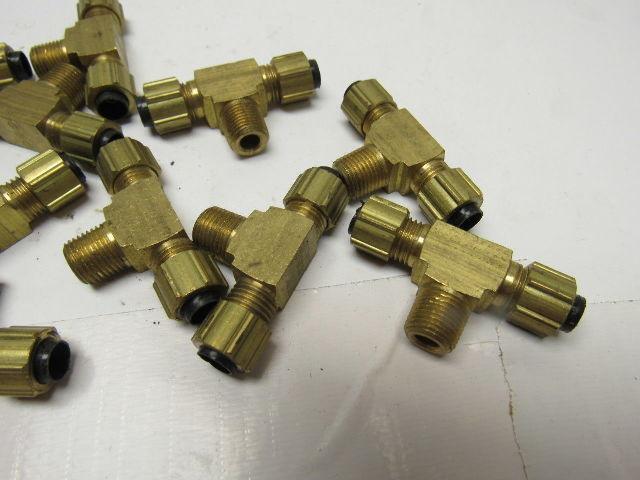 P172042 Poly-Tube Male Branch Tee, 1/4" OD x 1/8" MPT Lot of 11