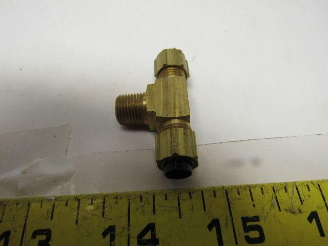 P172042 Poly-Tube Male Branch Tee, 1/4" OD x 1/8" MPT Lot of 11