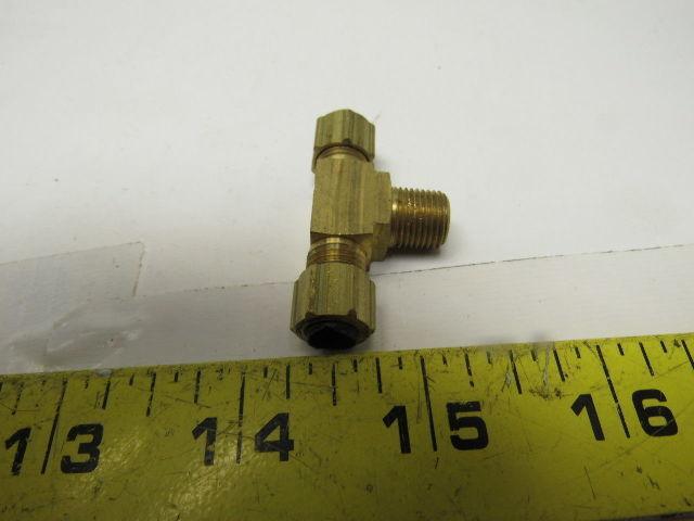 P172042 Poly-Tube Male Branch Tee, 1/4" OD x 1/8" MPT Lot of 11