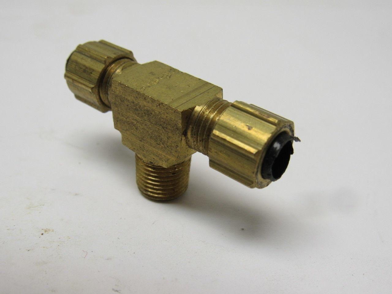 P172042 Poly-Tube Male Branch Tee, 1/4" OD x 1/8" MPT Lot of 11