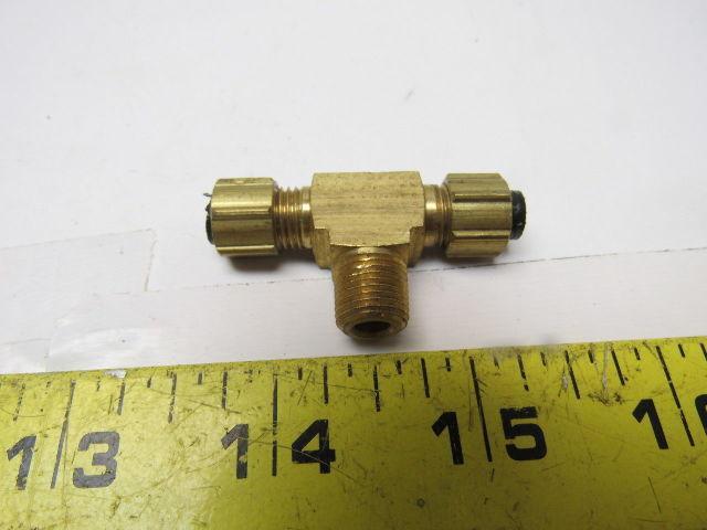 P172042 Poly-Tube Male Branch Tee, 1/4" OD x 1/8" MPT Lot of 11