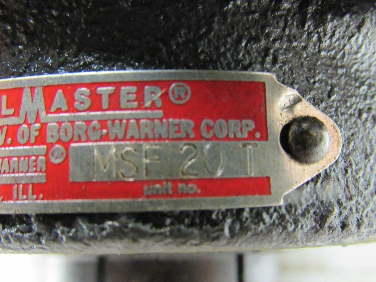 Sealmaster MSF20T Four Bolt Flange Mount Ball Bearing 1.25" Bore