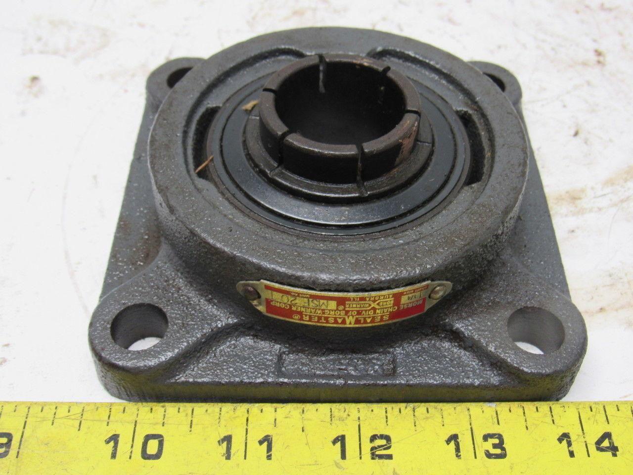 Sealmaster MSF20T Four Bolt Flange Mount Ball Bearing 1.25" Bore