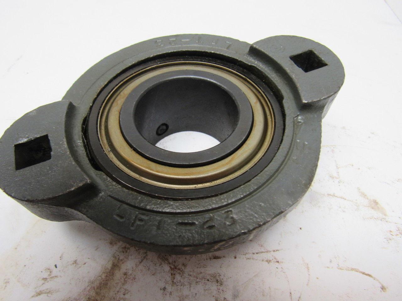 Sealmaster LFT-23 Two Bolt Flange Mount Ball Bearing 1-7/16" Bore