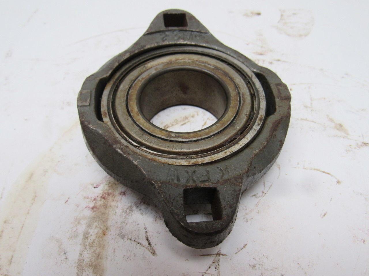 Rexnord FX-W223E Two Bolt Flange Mount Ball Bearing 1-7/16" Bore