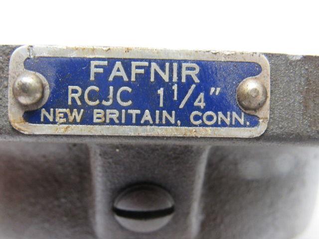 Fafnir RCJC 1-1/4" Bore Four Bolt Flange Mount Concentric Collar Ball Bearing
