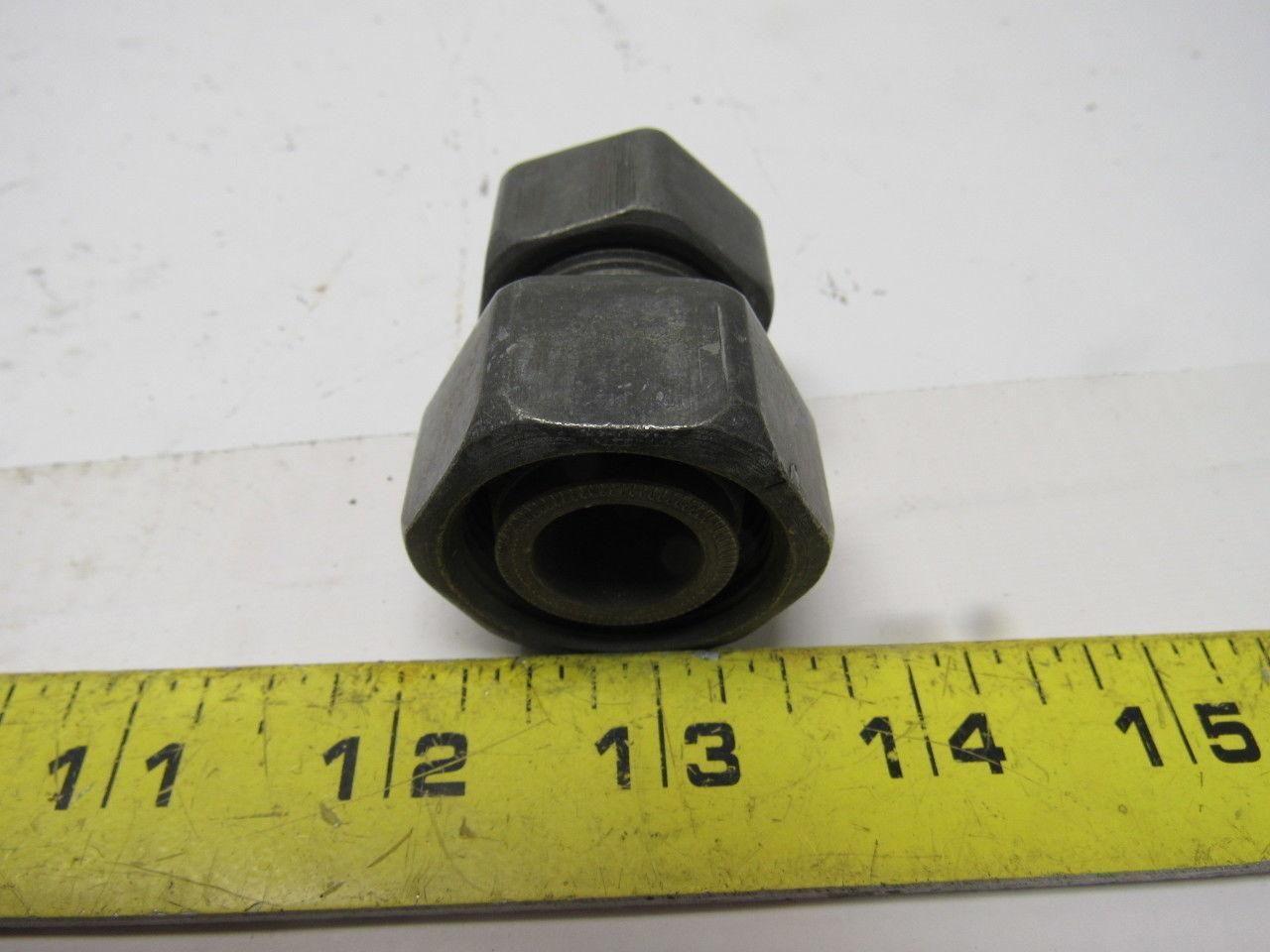 Parker EO 18-L 18mm Bite Type Progressive Ring Connector Fittings Lot of 7