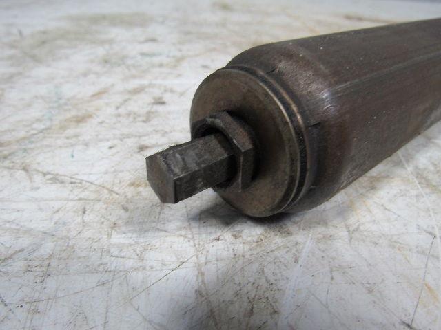 17" O.A.L. Conveyor Roller 15-1/4" Face 1.90" Dia. 7/16" Hex Shaft End Lot/20