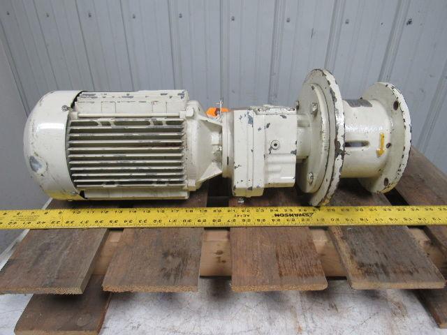 Sew Eurodrive RF37DV100M4 W/Seepex Size 25 Progressive Cavity Pump Adapter