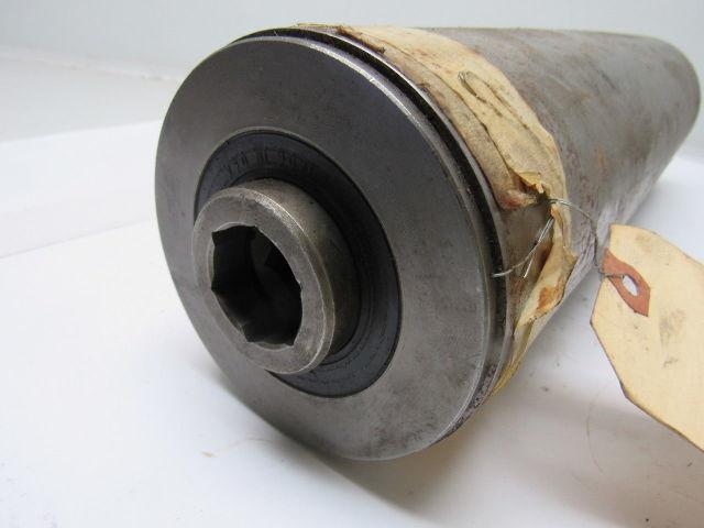 4"x 15" Steel Conveyor Pulley Roller 1-1/8" Female Hex