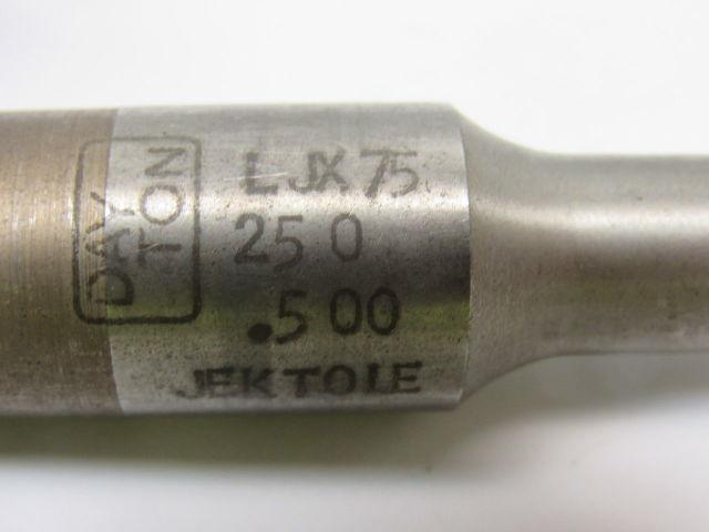 Dayton LJX75 0.50" Die Press Punch W/ Spring Ejector Pin Lot Of 3
