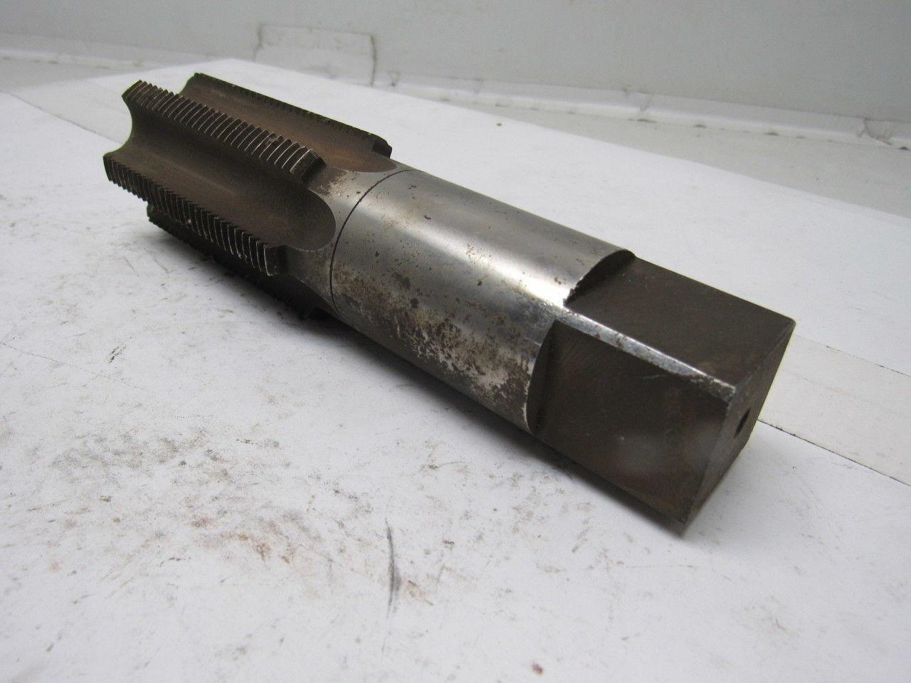 R & N Co. 2-1/8"-8 Bottom Tap 6 Flute HSS 3-5/8" Flute Length 8" OAL