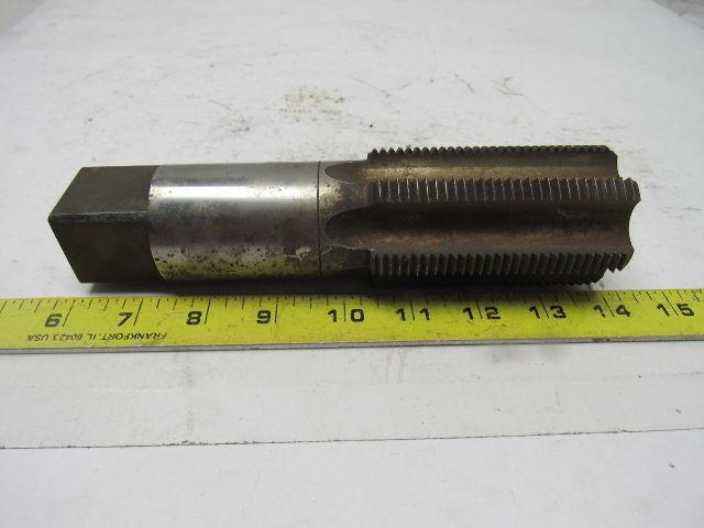 R & N Co. 2-1/8"-8 Bottom Tap 6 Flute HSS 3-5/8" Flute Length 8" OAL