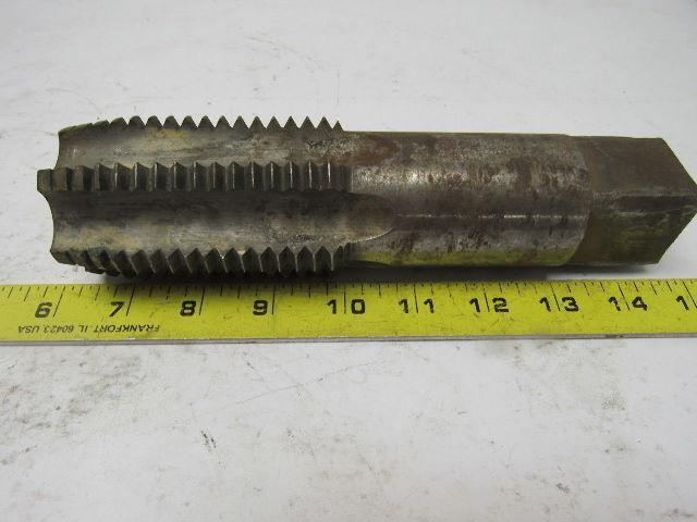Morse 2-1/4"-4-1/2 Plug Tap 6 Flute HSS 3-1/2 Flute Length 8-5/8 OAL Rare Size