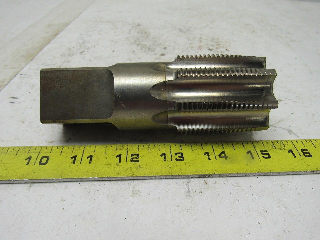 TRW 1-15/16"-10 Plug Tap 8 Flute HSS 2" Flute Length 10" OAL
