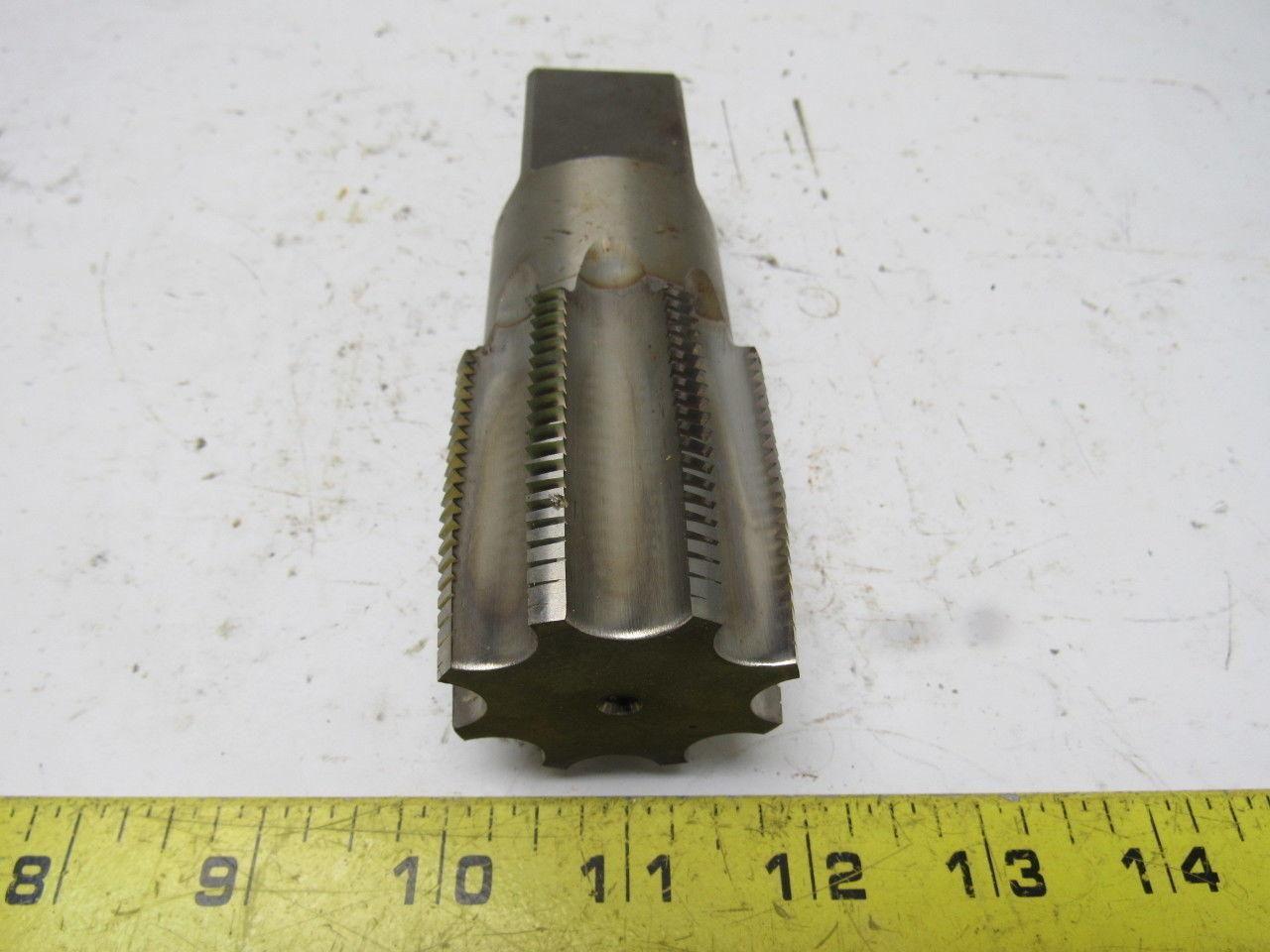 TRW 1-15/16"-10 Taper Tap 8 Flute GH-6 HSS 2" Flute Length 5" OAL