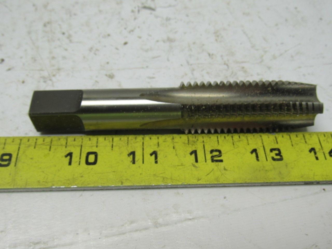 TRW 7/8"-9 3pc 4 Flute Tap Set Plug Taper Bottom 4-3/4" OAL HHS GH4