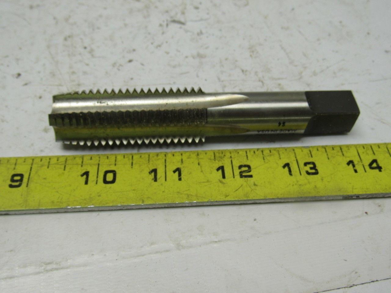 TRW 7/8"-9 3pc 4 Flute Tap Set Plug Taper Bottom 4-3/4" OAL HHS GH4