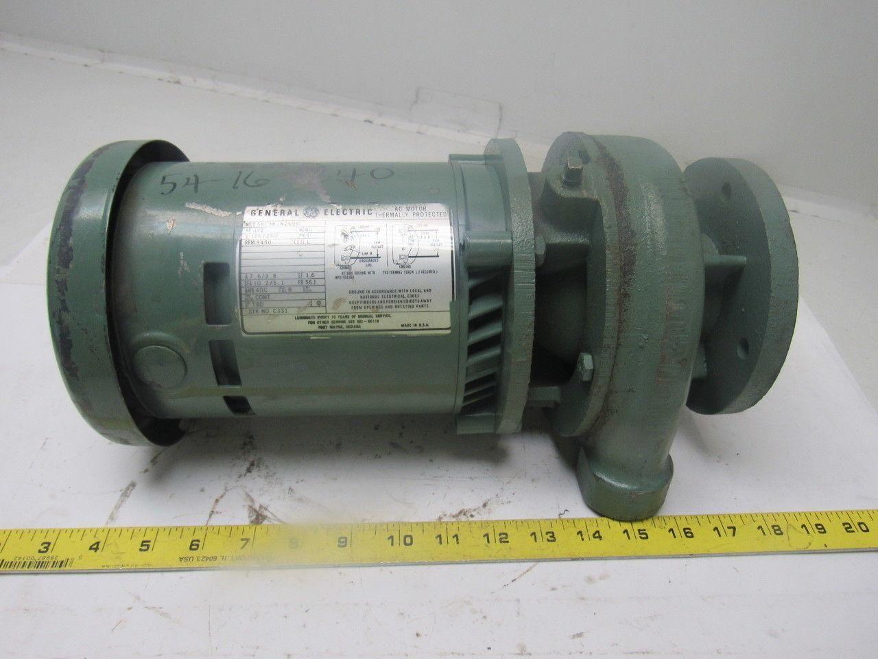 Peerless SR-B9221B 1/2HP 3450RPM 115/230V 1PH Centrifugal Pump 1-1/4" Outlet