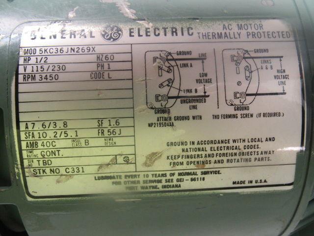 Peerless SR-B9221B 1/2HP 3450RPM 115/230V 1PH Centrifugal Pump 1-1/4" Outlet