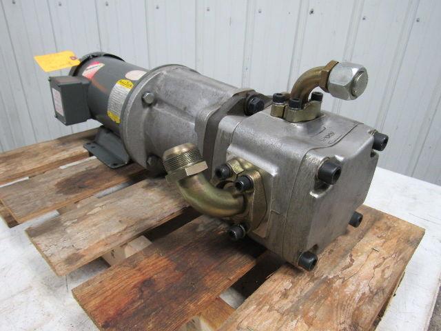 NACHI / BALDOR IPH 5B 13G11 / CM3611T 3HP Hydraulic IP Pump & AC Motor Size 5