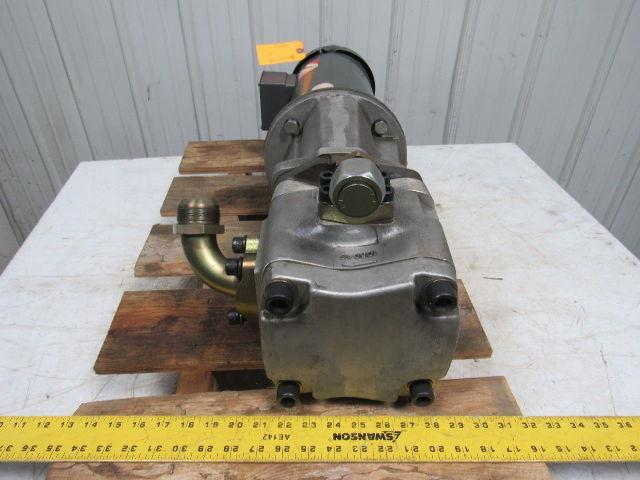 NACHI / BALDOR IPH 5B 13G11 / CM3611T 3HP Hydraulic IP Pump & AC Motor Size 5