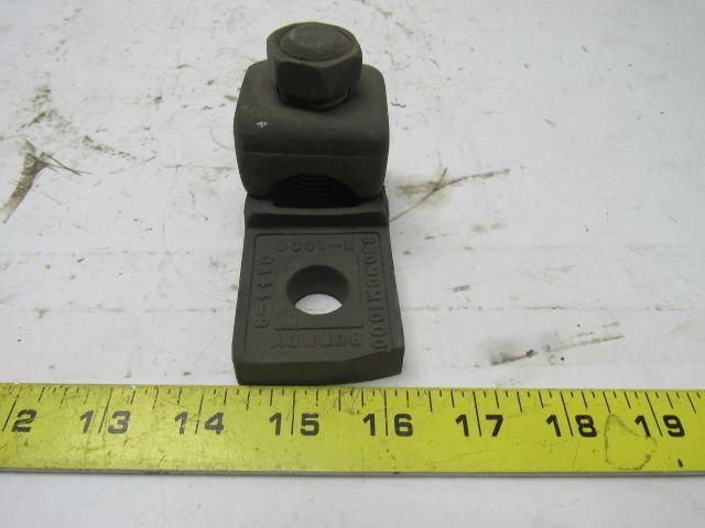 Burndy QA44-B Terminal Lug 850-1000 kcmil Mechanical Ground 5/8" Hole