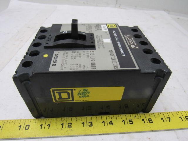Square D FAL32015 15 Amp 240 VAC 250 VDC 3 Pole Molded Case Circuit Breaker