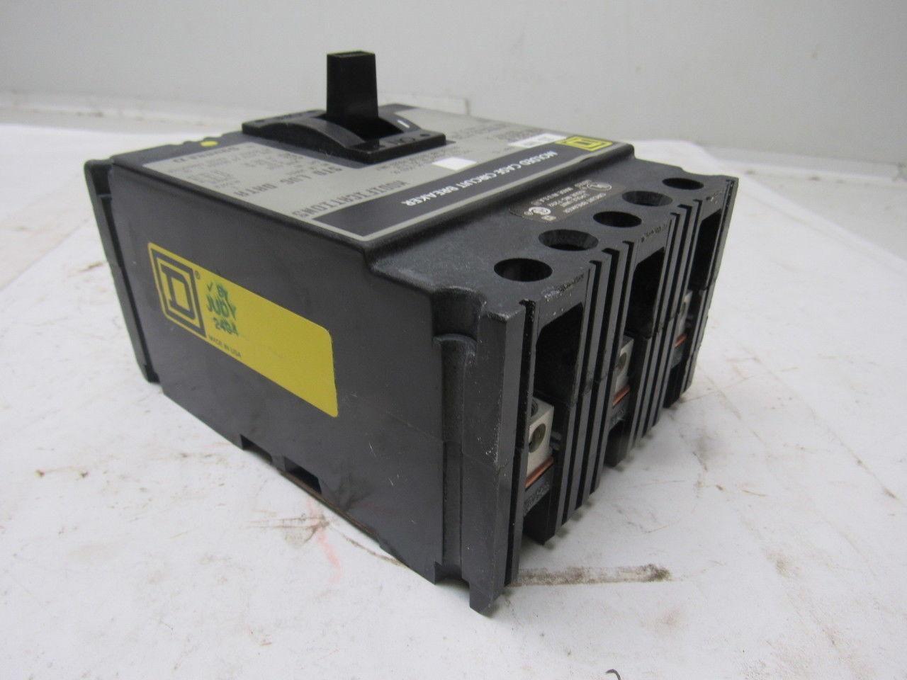 Square D FAL32015 15 Amp 240 VAC 250 VDC 3 Pole Molded Case Circuit Breaker