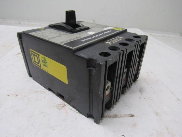 Square D FAL32015 15 Amp 240 VAC 250 VDC 3 Pole Molded Case Circuit Breaker