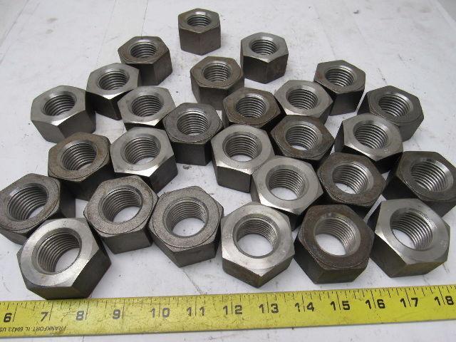 1-1/4"-8 Grade 8M Stainless Steel Hex Nut Lot of 27