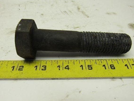 1-1/8"-8 x 4-1/2 A193 B7 Heavy Hex Bolt Black Oxide Lot of 16