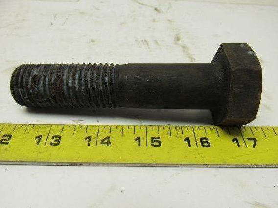 1-1/8"-8 x 4-1/2 A193 B7 Heavy Hex Bolt Black Oxide Lot of 16