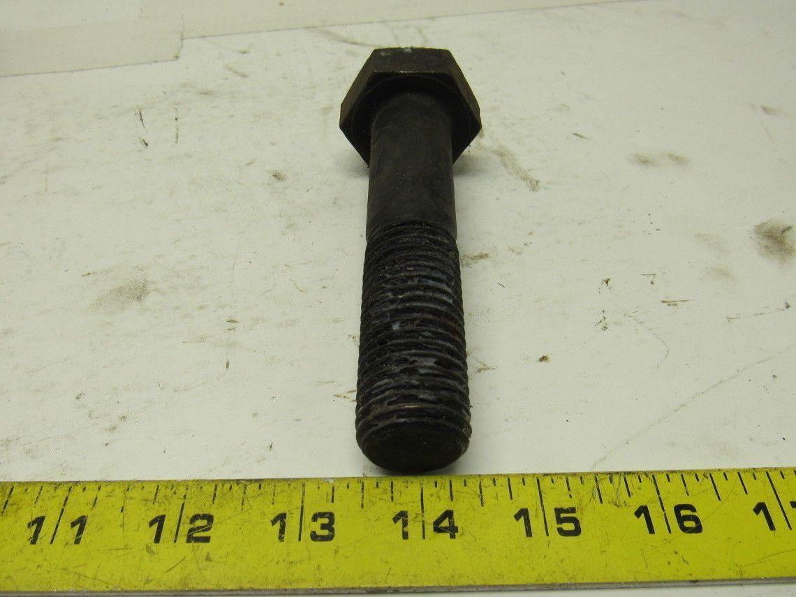 1-1/8"-8 x 4-1/2 A193 B7 Heavy Hex Bolt Black Oxide Lot of 16