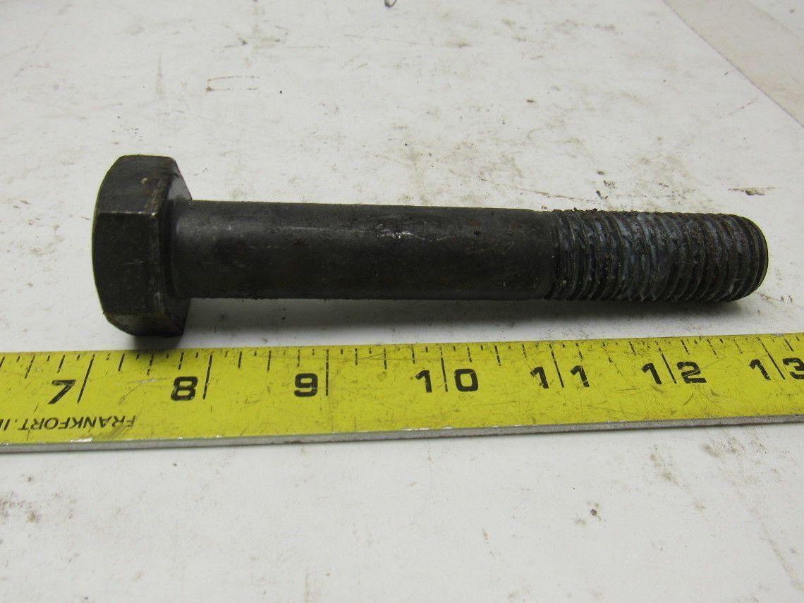 7/8"-9 x 5-1/2" Grade B7 Black Oxide Finish Heavy Hex Cap Screw Bolt Lot of 9