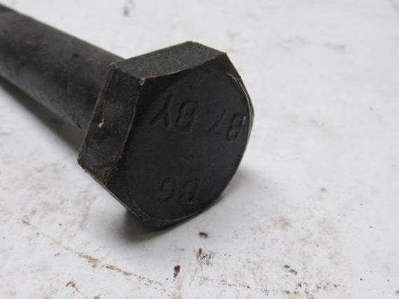 7/8"-9 x 5-1/2" Grade B7 Black Oxide Finish Heavy Hex Cap Screw Bolt Lot of 9