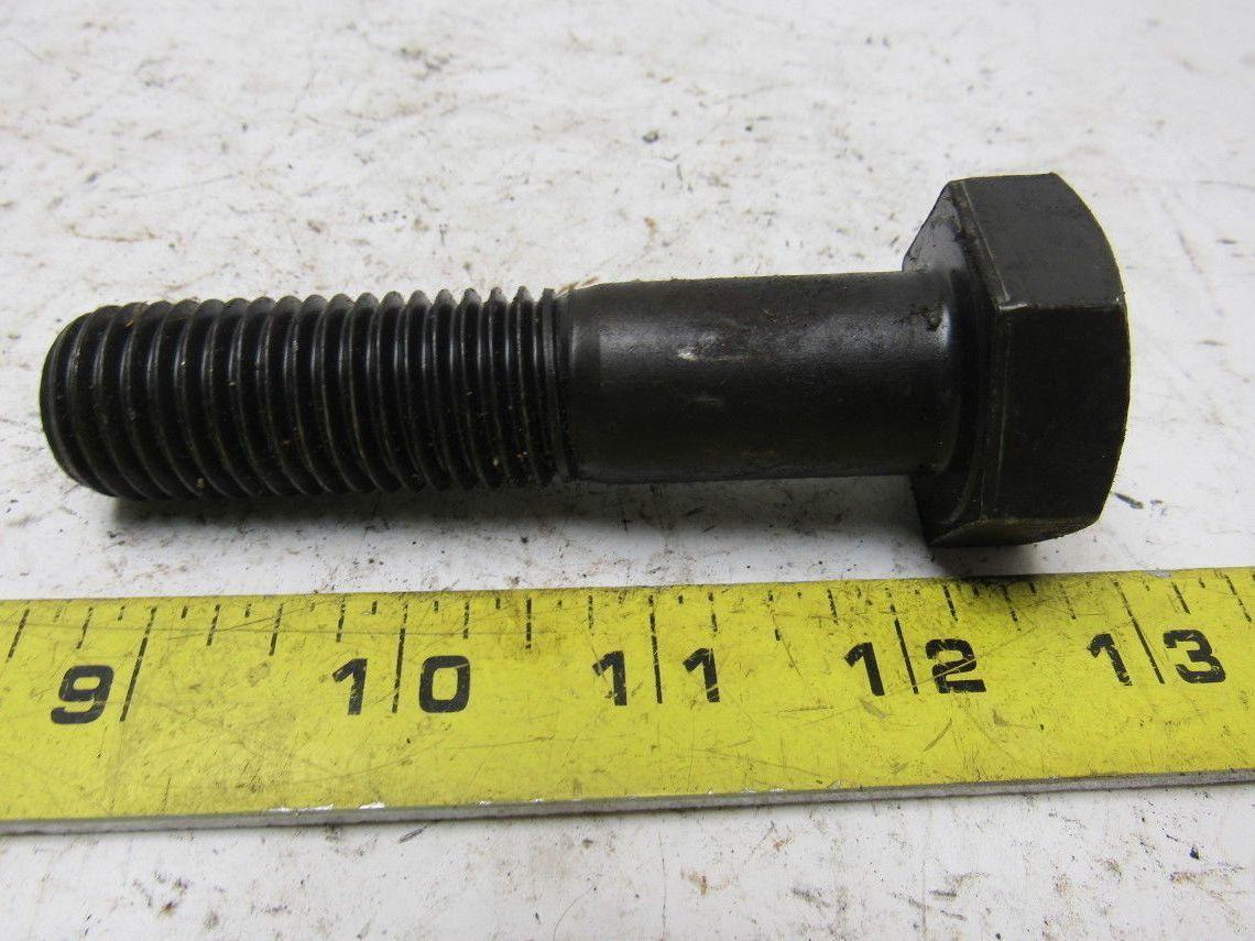 7/8"-9 x 3-1/2" Grade B7 Black Oxide Finish Heavy Hex Cap Screw Bolt lot of 21