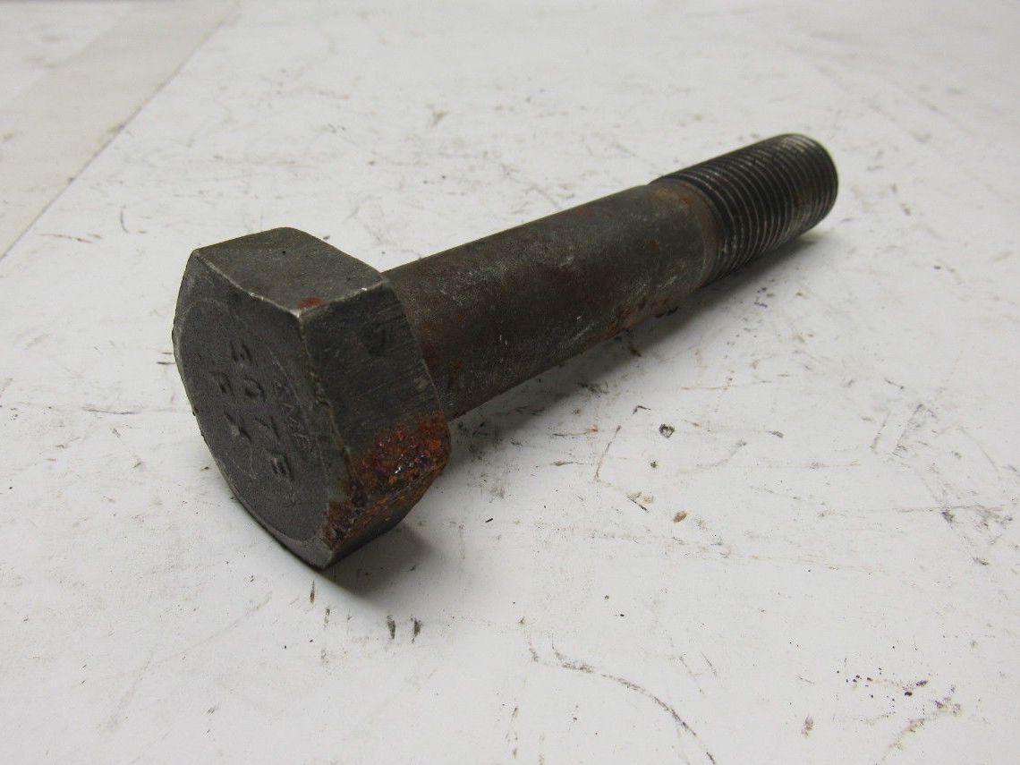 307B 1"-8 x 5-1/2" Plain Finish Heavy Hex Cap Screw Bolt lot of 5