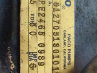 Paco 16-12705-180101-2442 Vertical Inline Centrifugal Pump 1HP 15GPM 3PH