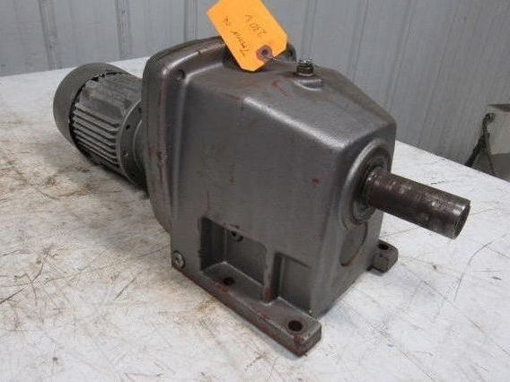 Nord Gear SK23-71 S/4 Inline Foot Mount Gearmotor 179.50:1 Ratio 9RPM Out