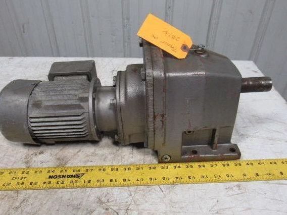 Nord Gear SK23-71 S/4 Inline Foot Mount Gearmotor 179.50:1 Ratio 9RPM Out
