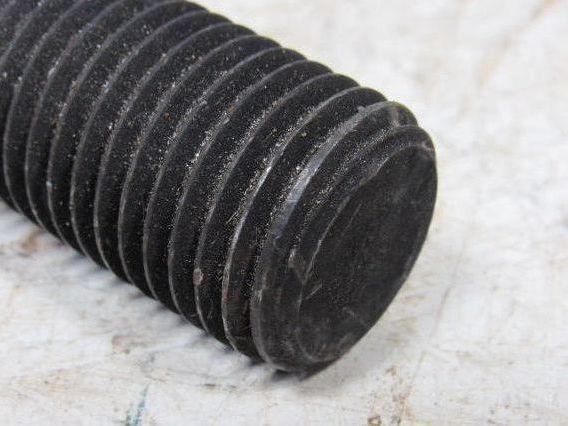 1-1/8"-8 x 5-3/4" A193 B7 Heavy Hex Bolt Cap Screw Black Oxide Lot of 9