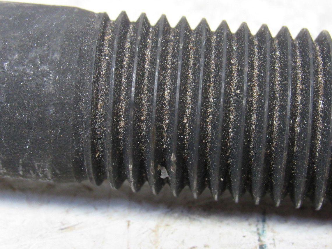 1-1/8"-8 x 5-3/4" A193 B7 Heavy Hex Bolt Cap Screw Black Oxide Lot of 9