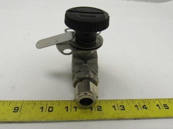 Parker 8Z(A)-B8LJ2-SS-S-LD 1/2" Female CPI Fit Tube Stainless Steel Ball Valve